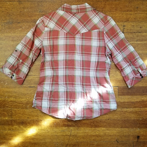 Orange plaid shirt - Picture 2 of 3